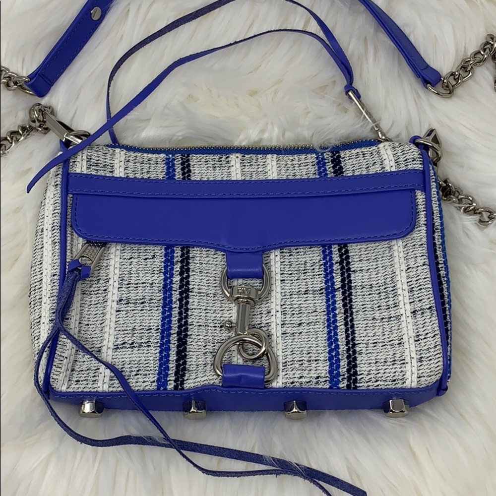 Rebecca Minkoff Mini Mac Surfer Crossbody Bag Blue